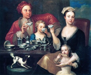 English Family At Tea